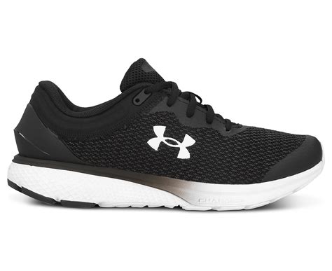 Under Armour Womens Charged Escape 3 Running Shoes Blackwhite