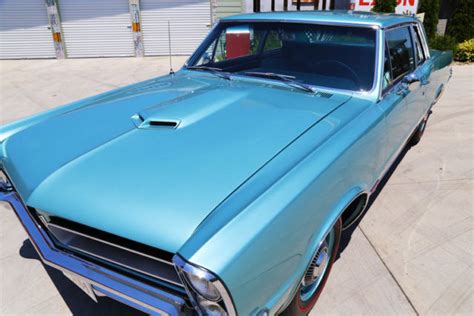 1965 Pontiac Gto Reef Turquoise 389 V8 3 Speed Manual For Sale Photos