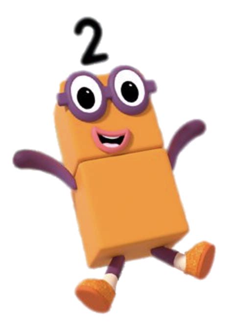 Check Out This Transparent Numberblocks Number 2 Jumping Png Image