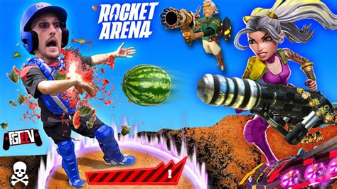 Rocket Arena But In Real Life 🚀 Fgteev Vs Missile Gameplay Challenge