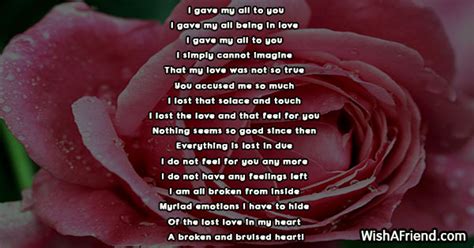 Broken Heart Poems Page 2