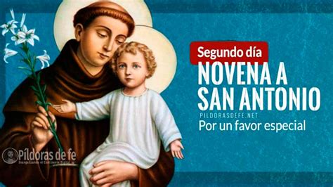 Novena A San Antonio De Padua Segundo DÍa Por Un Favor Especial