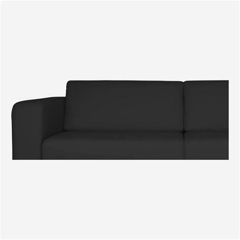 3 sitzer chesterfield ledersofa wohnzimmer designer couchen polster sofa sofas. Porto 3 - 3-Sitzer-Sofa aus Leder - Schwarz - Habitat