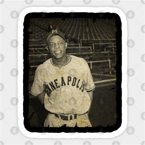 Willie Mays In Minneapolis Millers Baseball Baseball Sticker