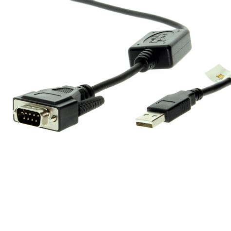 Prolific Usb To Serial Usb Adapter Cable Rs232 Db 9 Male 3ft Converter