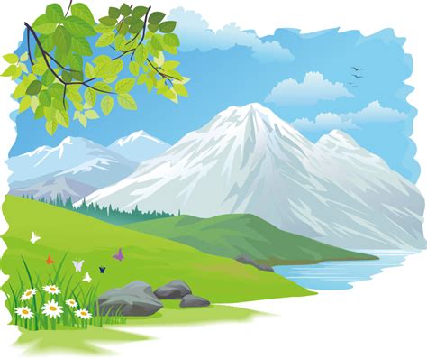 Png Library Library Drawing Clip Art Beautiful Scenery Nature Clipart