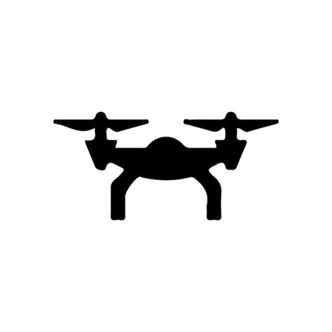 Premium Vector Drone Icon Uav Logo Company Isolated On White Background