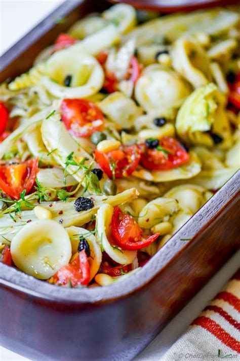 Roasted Fennel And Artichoke Pasta Salad Recipe