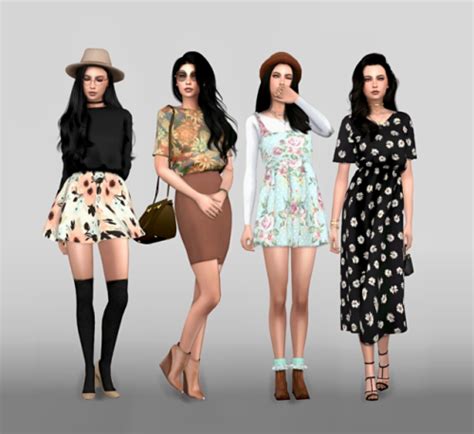Sims 4 Korean Fashion Tumblr