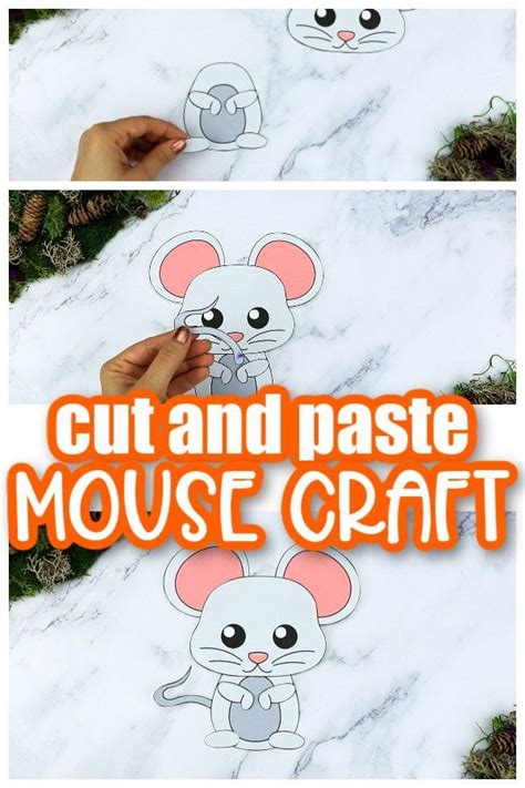 Free Printable Cut And Paste Mouse Craft For Kids Simple Mom Project