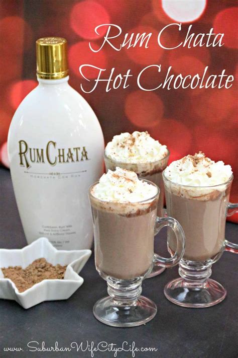 Tbh, we're kinda embarrassed about how long it took us to make this hot chocolate. Rum Chata Hot Chocolate | Recipe | Hot alcoholic drinks ...