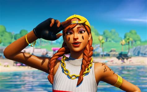 Aura Fortnite Skin Cool Wallpaper It Was Released On May 8 2019 And