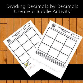 My estimate is approximately the same as the exact answer.this is evidence that i found the correct answer. Dividing Decimals Create the Riddle Activity | Riddles ...