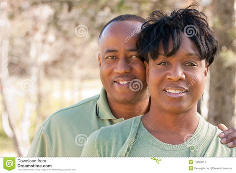 Attractive Happy African American Couple Stock Image