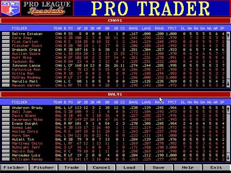 Deze baseline ademt waar we als pro league voor willen staan. Pro League Baseball Download (1992 Sports Game)