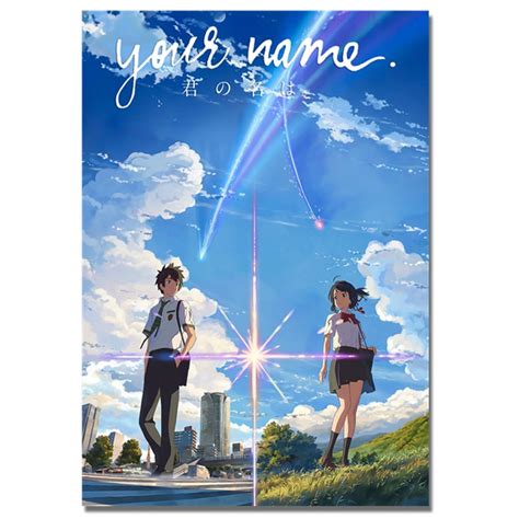Movie Your Name Poster Anime Kimi No Na Wa Posters Silk Prints For