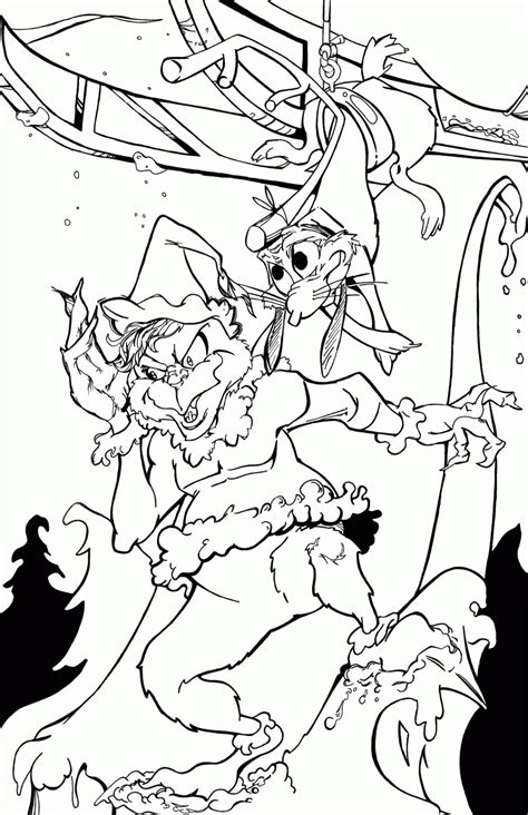 This furry green cold and solitary creature is an excellent. How The Grinch Stole Christmas Coloring Page - Coloring Home