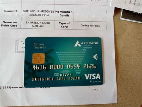 It's also mandatory to open a savings account in a bank or post office. Resolved Axis Bank — Unblock the Debit Card