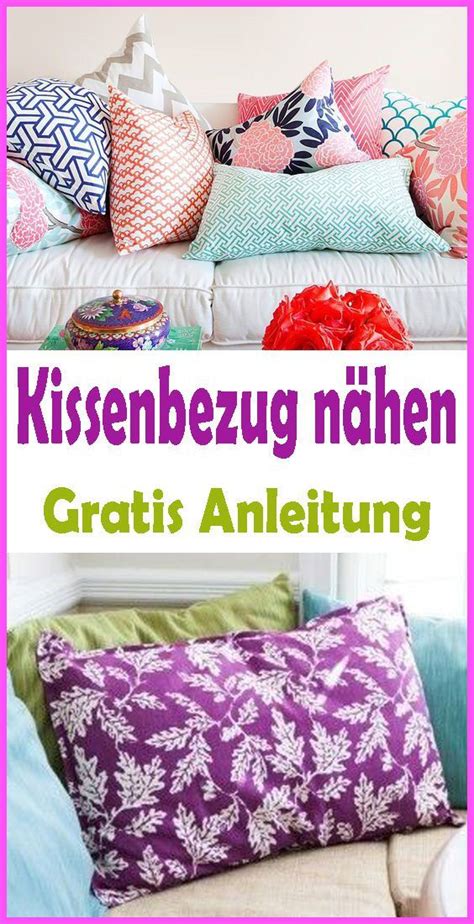 Die beschreibungen und bilder fallen teilweise etwas detaillierter aus, für diejenigen, die vielleicht noch nicht so lange nähen. Kissenbezug nähen - Kostenlose Anleitung und Schnittmuster ...