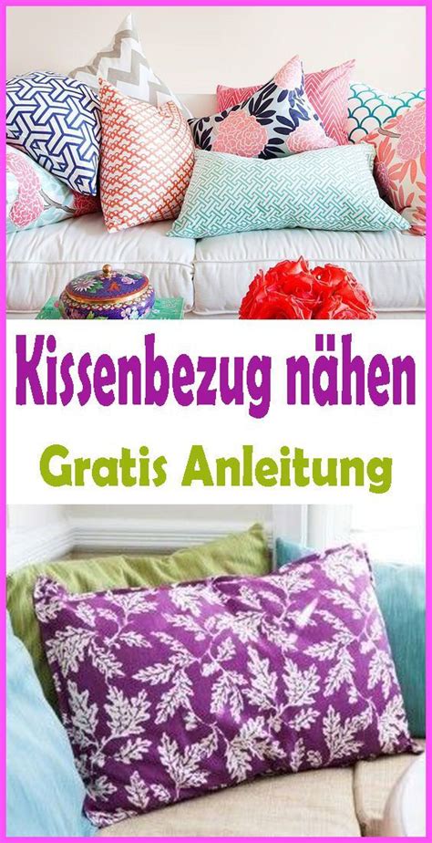 Suche dir einfach eine der zahlreichen gratis anleitungen und schnitte aus und lege gleich los mit einem schönen nähprojekt. Kissenbezug nähen - Kostenlose Anleitung und Schnittmuster in 2020 | Vintage pillows