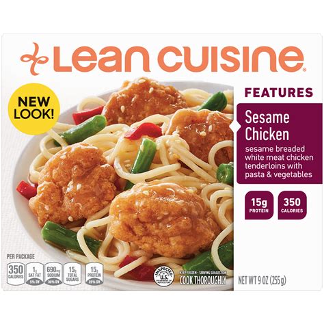 Lean Cuisine Features Sesame Chicken 9 Oz Box
