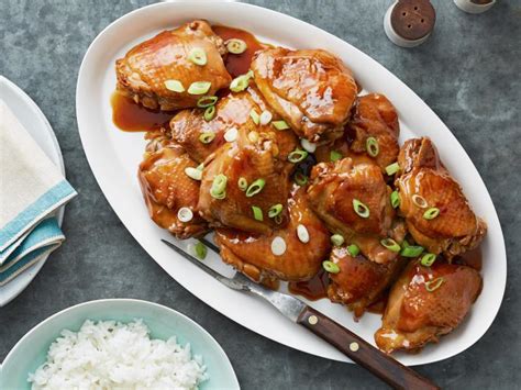 Take a mental vacation to hawaii as you enjoy this grilled chicken marinated in a mixture of pineapple juice, ketchup, soy sauce and ging. Shoyu Chicken Recipe | Aida Mollenkamp | Food Network