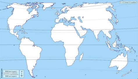 Planisfero Mondo Europa Africa Mappa Gratuita Mappa Muta Gratuita