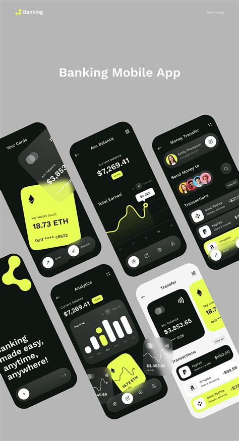 Banking Mobile App & Landing Page :: Behance