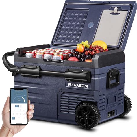 bodega 12 volt car refrigerator fridge car fridge cooler dual zone app control rv