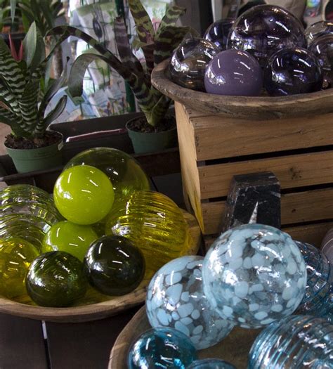 Handblown Glass Spheres Cactus Jungle