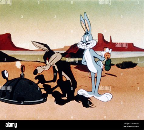 Operationrabbit From Left Wile E Coyote Bugs Bunny 1952 Stock