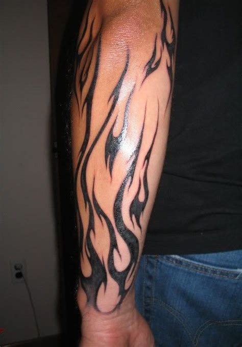 Download Free Fire And Flame Tattoo On Shoulder To Use And Take To Your
