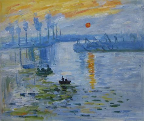 Claude Monet Impression Sunrise Hacpics