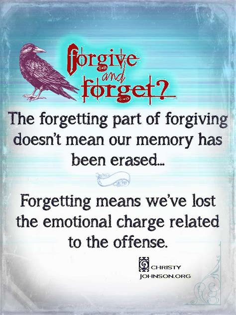 Forgive And Forget Christy Johnson
