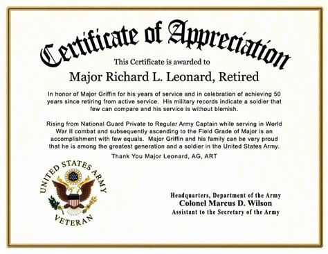 Retirement Certificate Templates For Word Lovely Certificate