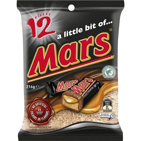 Mars Chocolate Medium Party Share Bag 12 Piece 216g Woolworths