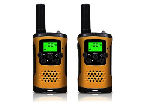 Walkie talkie apps work like the real devices. Cute Yellow FRS GMRS Walkie Talkie , Hands Free Walkie ...