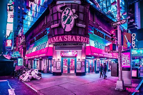 Vibrant Nighttime Photos Of Times Squares Neon Lights By Xavier Portela