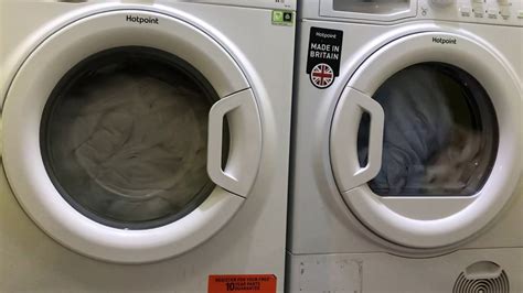 hotpoint washing machine and dry youtube