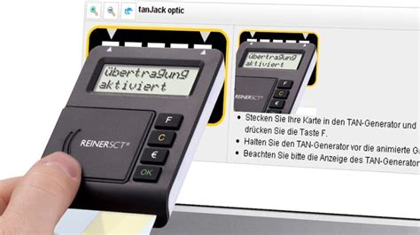 Profitieren sie beispielsweise vom elektronischen kontoauszug. REINER SCT - TAN-Verfahren