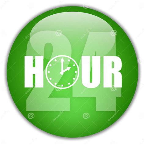 Open 24 Hour Logo Stock Illustration Illustration Of Online 17643673