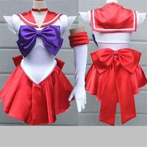 6 Colors Anime Sailor Moon Cosplay Sexy Costume Plus Size Halloween Bow