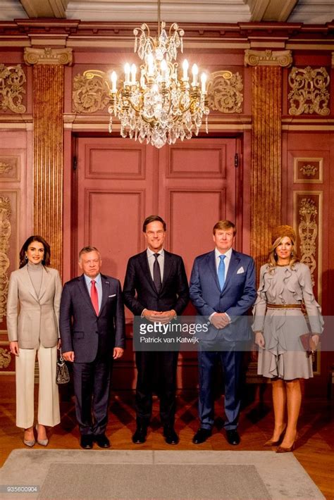 King Abdullah Ii Of Jordan And Queen Rania Of Jordan On Official Visit In The Hague Day Two