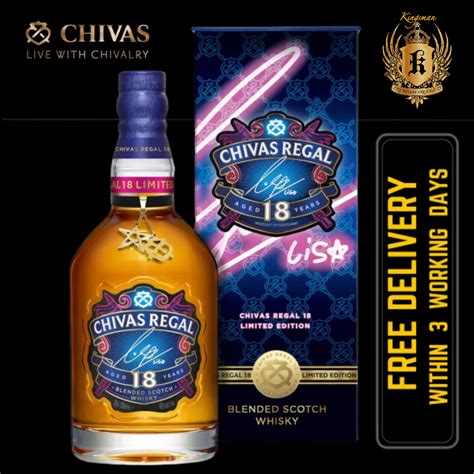 Chivas Regal 18 Years 700ml Lisa Limited Edition Shopee Singapore