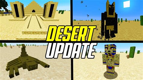 The Minecraft Desert Update We Need Desert Expansion Mod Showcase