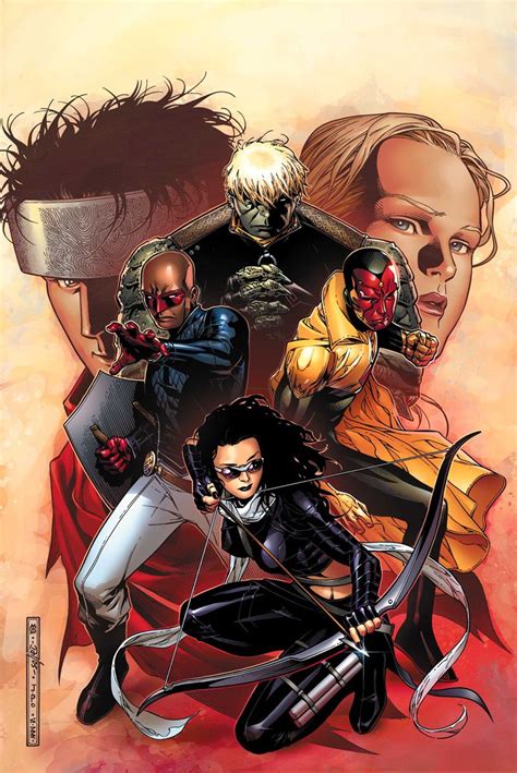 The Young Avengers By Jim Cheung Avengers Art Avengers Comics Young