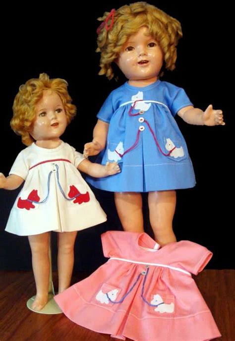 Shirley Temple Doll Scotty Dress Forget Me Not Dolls