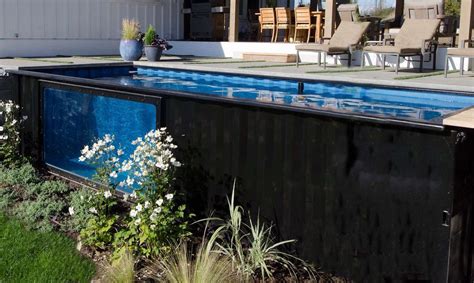 Shipping Container Chic Recycled Swimming Pools By Modpools Gardenista