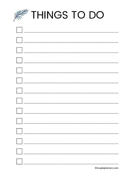 Free Printable To Do List Templates Pdf Things To Do Diy Projects