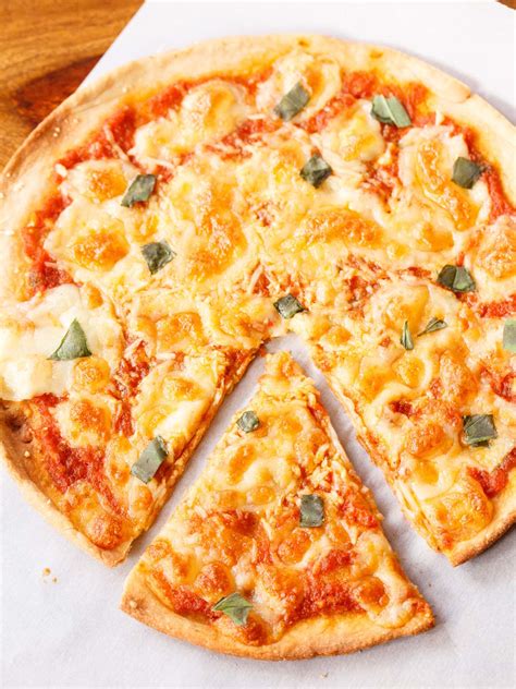 Margherita Pizza Easy Homemade Recipe Dassanas Veg Recipes